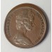 AUSTRALIA 1966 . ONE 1 CENT COIN . ERROR . 5% OFF CENTRE MIS-STRIKE